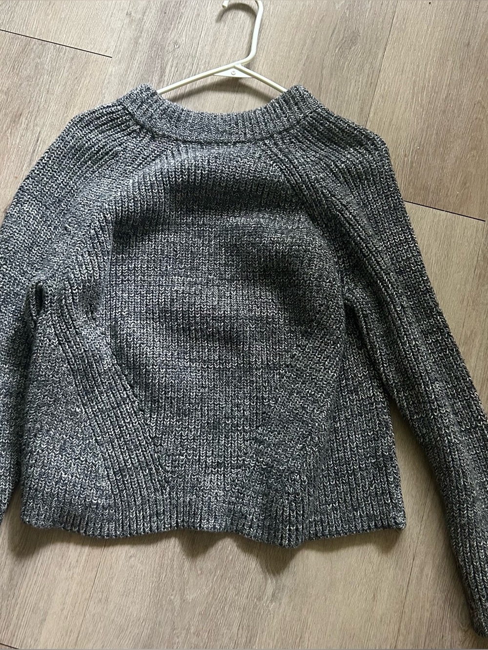 Marine Layer Gray Marled Cowl Sweater